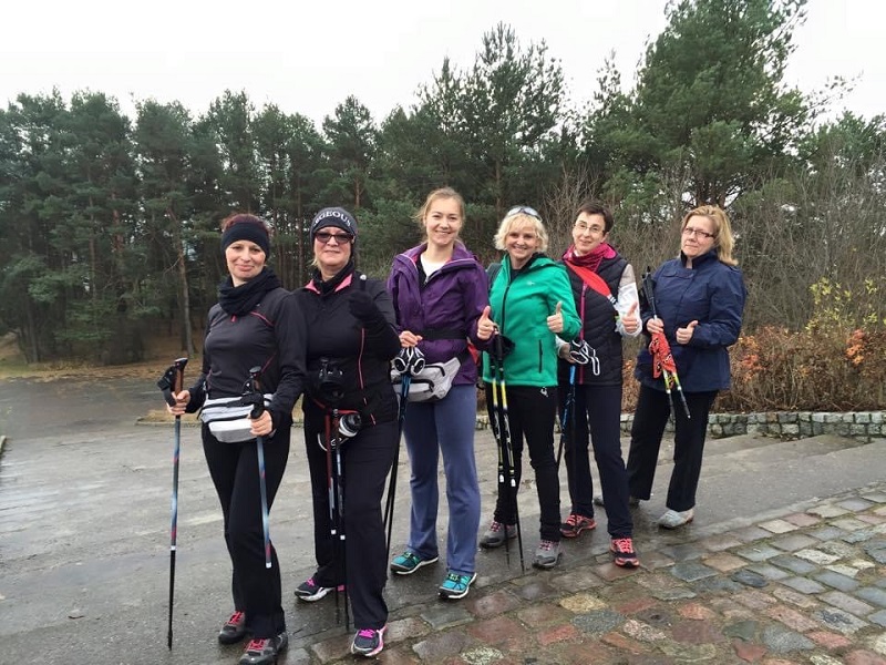 górki fordońskie nordic walking