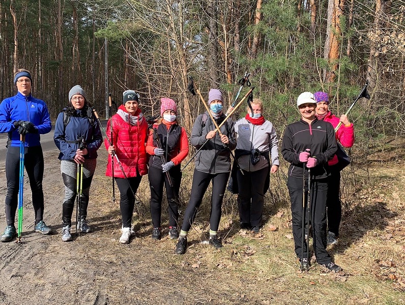 nordic walking myślęcinek